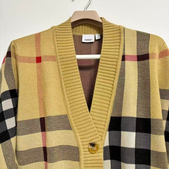 Burberry Vintage Check V-neck cardigan - Picture 6 of 12